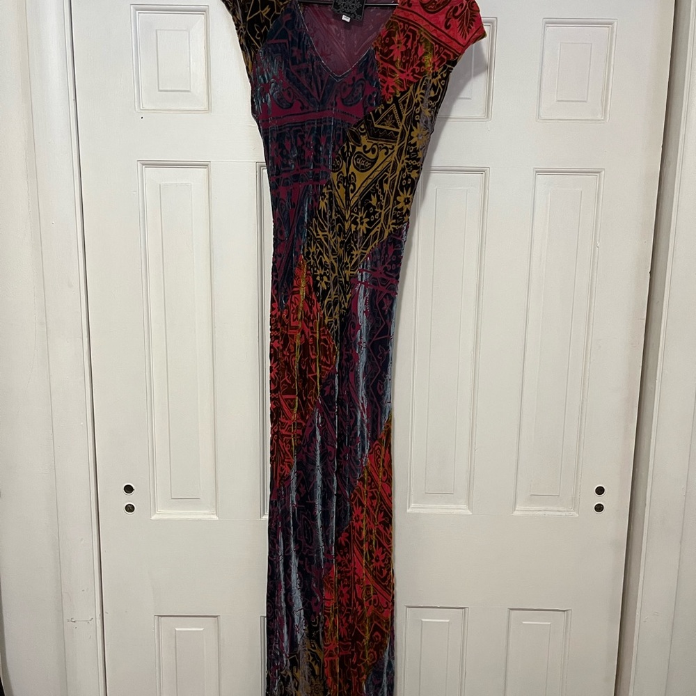 Johnny Was Queta Multicolor Patchwork Maxi Dress - image 3